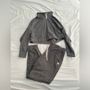 Vuori Matching Jogger + Top Set - Heather Grey (Value $185)